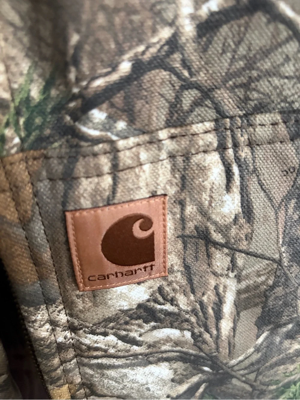 Carhartt Kids' Realtree Camo Hooded Jacket - Brown/Green